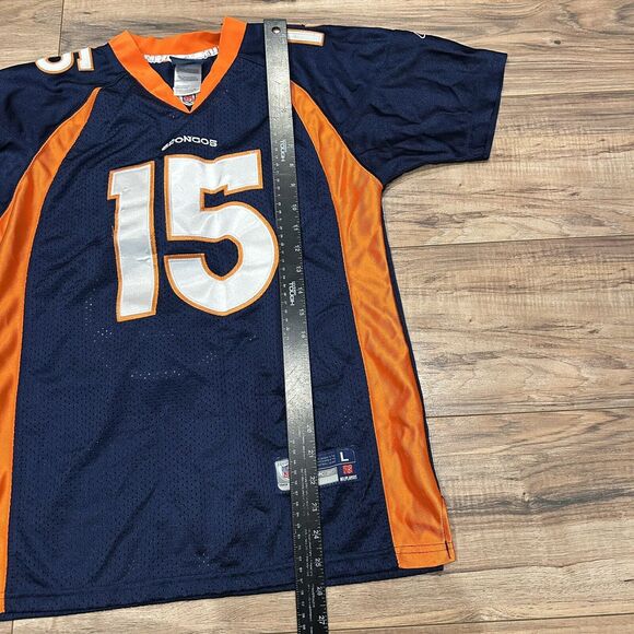 Tim Tebow Denver Broncos Jersey #15 Reebok On-Field Football Youth Large 14-16 - Picture 6 of 9